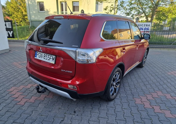 Mitsubishi Outlander cena 61000 przebieg: 149000, rok produkcji 2014 z Gniezno małe 379